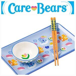 Silver Buffalo X Care Bears Ceramic Sushi Plate Set